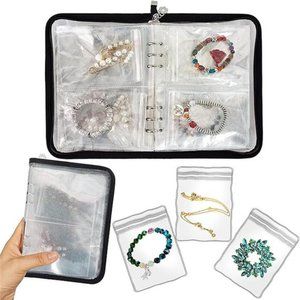 Bracelet Holder Travel Jewelry Organizer Case Transparent Jewelry Storage
